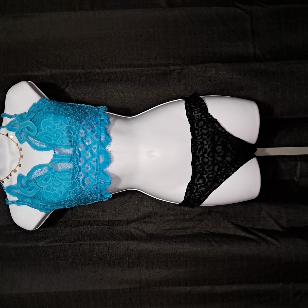 Teal Lace Bralette